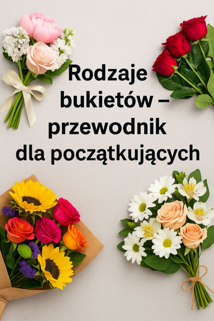 Rodzaje bukietów – przewodnik dla początkujących
